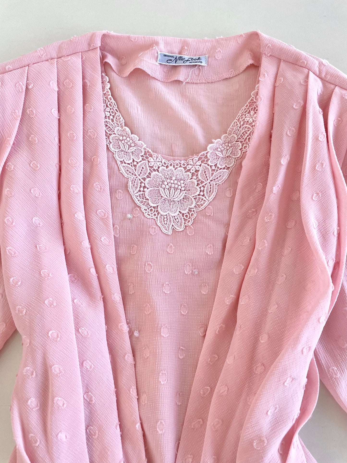 Lace Sheer Top-Bust 36 to 38