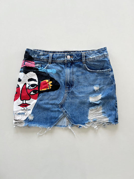 Zara Denim Skirt-Waist 32