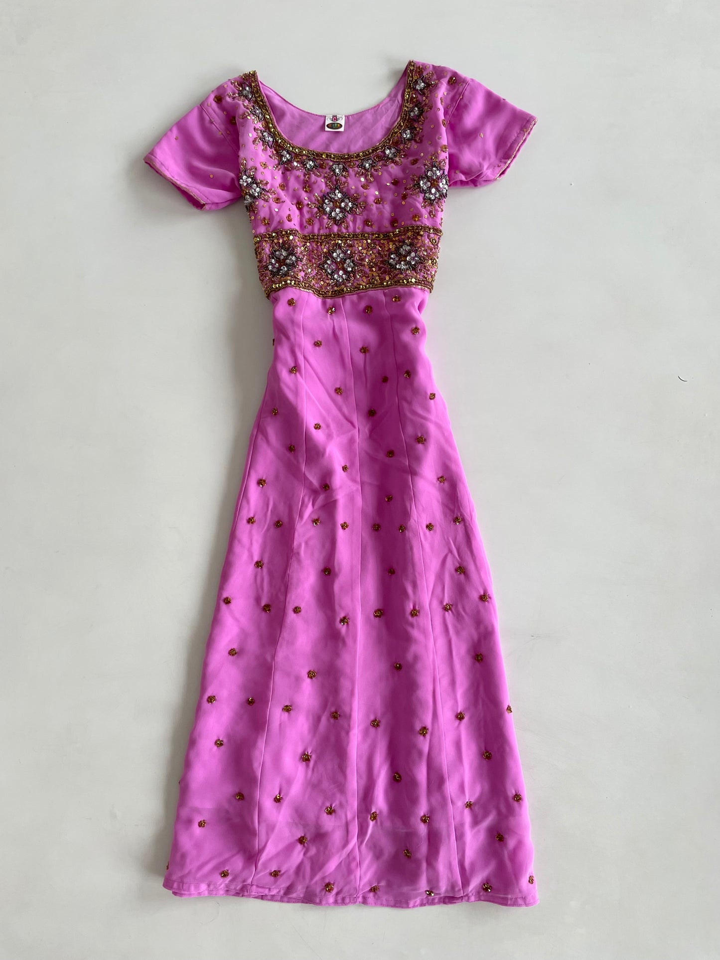 Embroidered Dress-Bust 32
