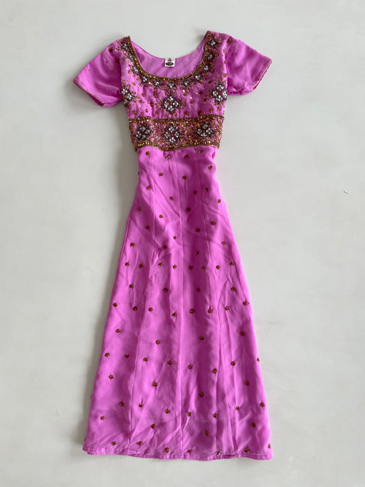 Embroidered Dress-Bust 32