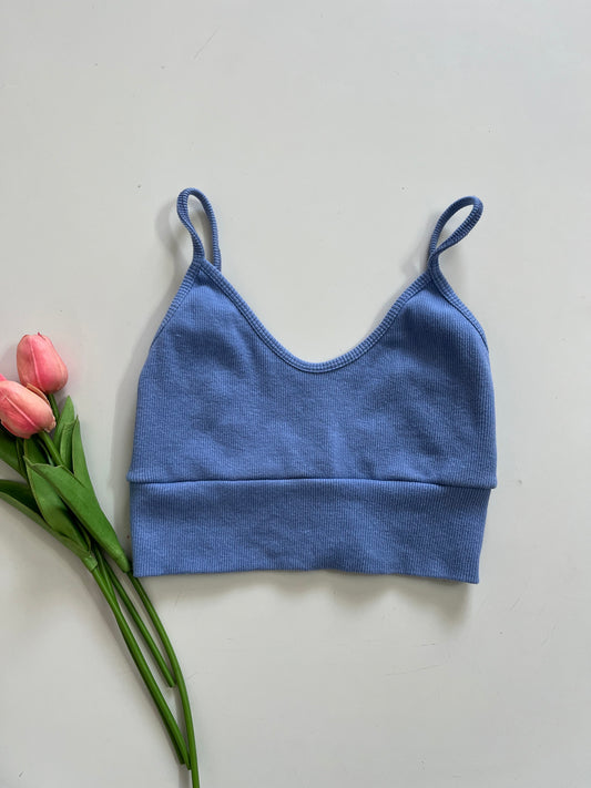 MINI CLOSET RIBBED SPORTS BRA - BUST 28 TO 30