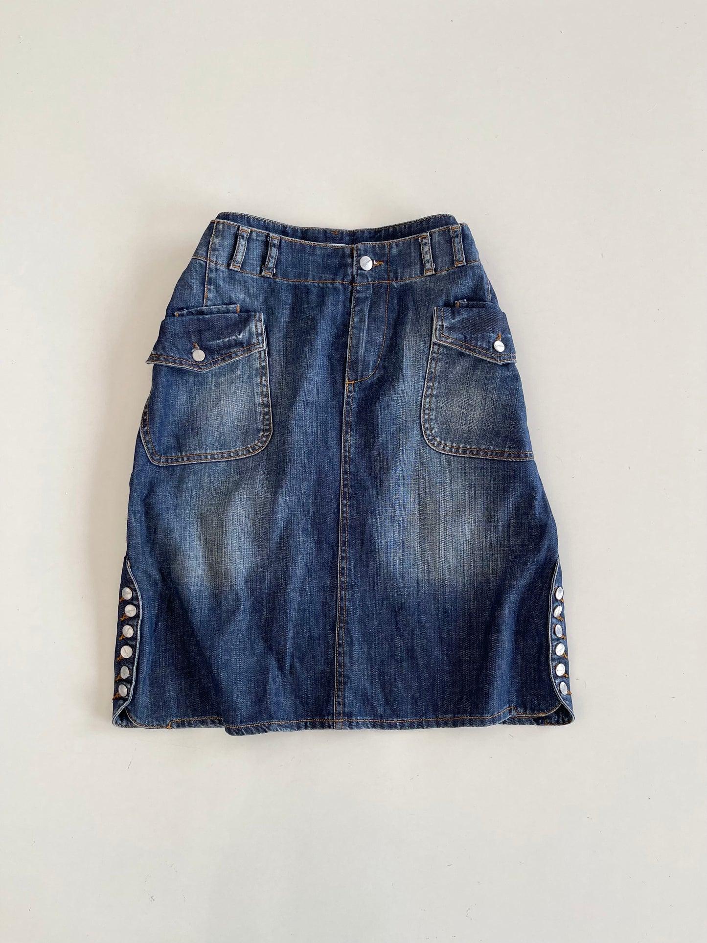 Expresso Denim Skirt-Waist 32