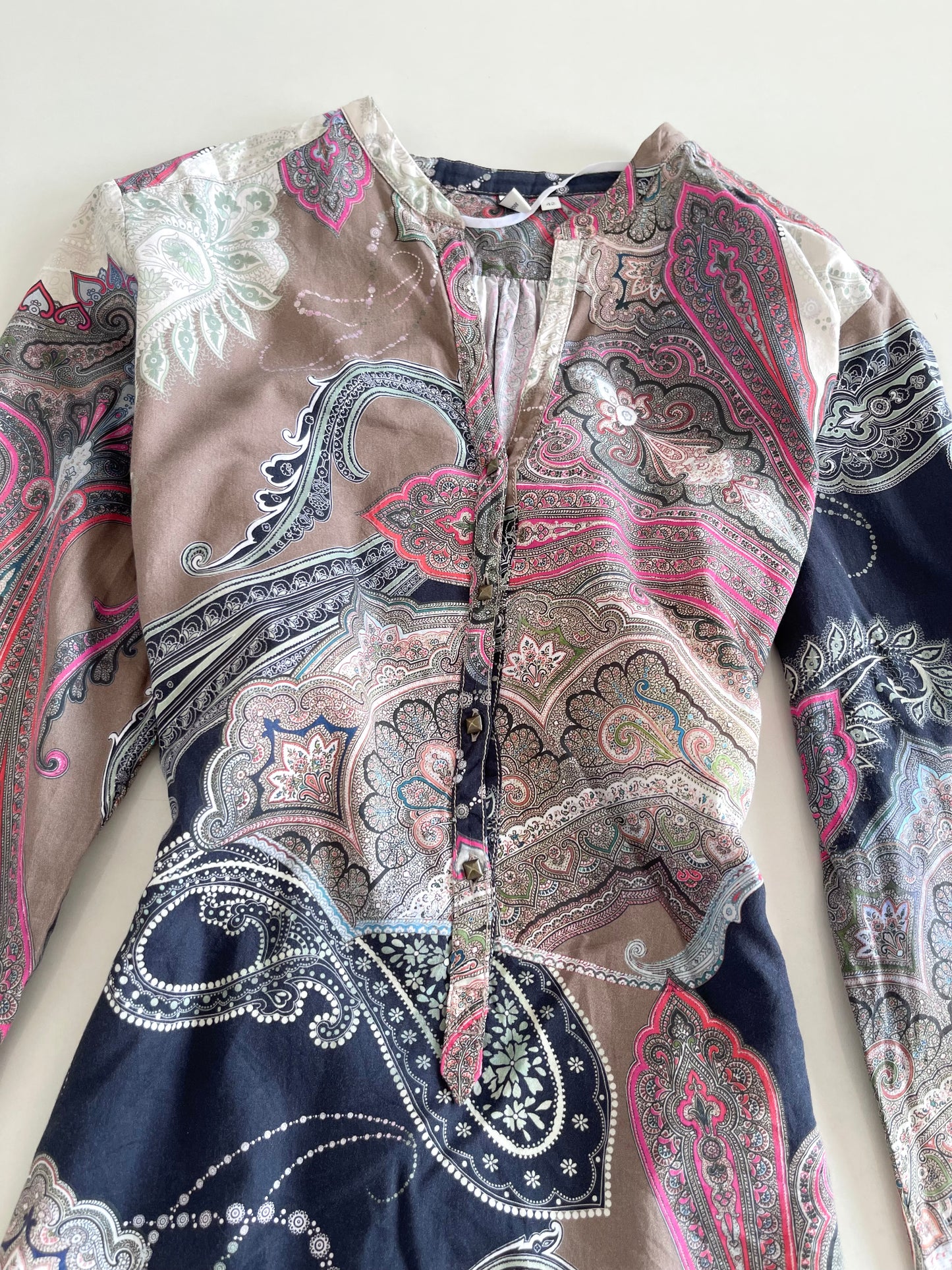 Paisley 100% Cotton Shirt -Bust 44