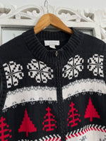 Load image into Gallery viewer, Christopher &amp; Banks Christmas Sweater Vest-Bust 44
