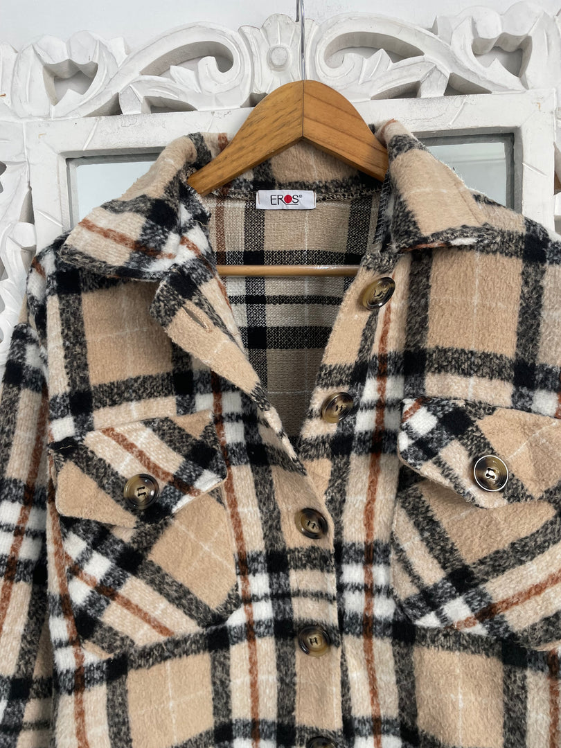 Super Thick Warm Shacket-Chest 38