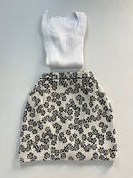 Load image into Gallery viewer, Terre Bleue Tweed Skirt-Waist 34
