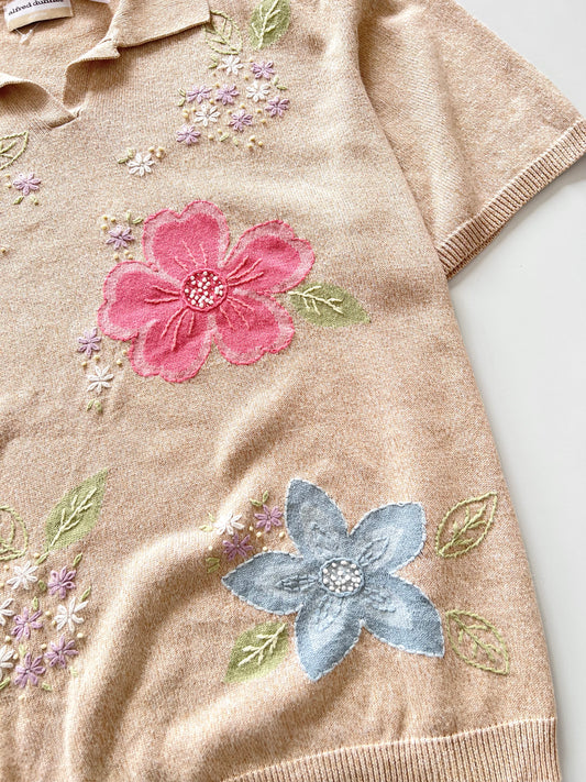 Alfred Dunner Embroidered Vest Sweater-Bust 52