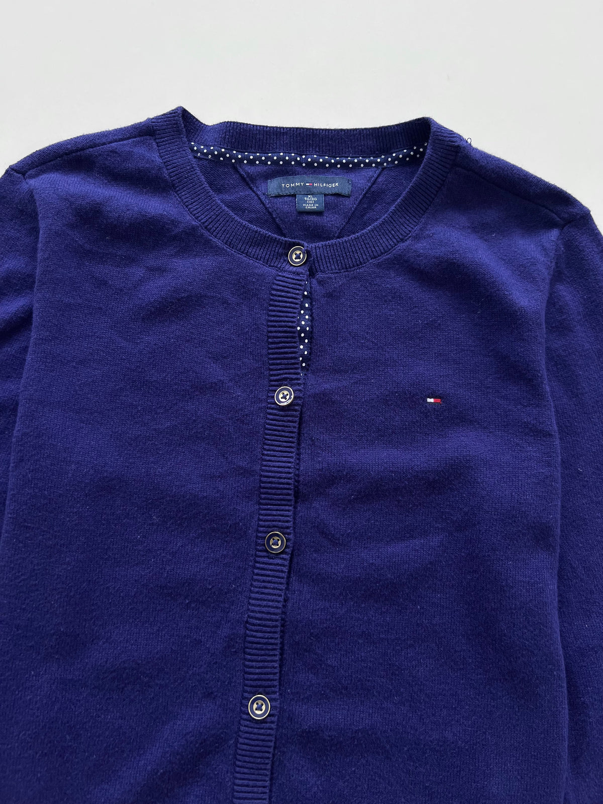 Tommy Hilfiger 100% Cotton Vintage Cardigan-Bust 32