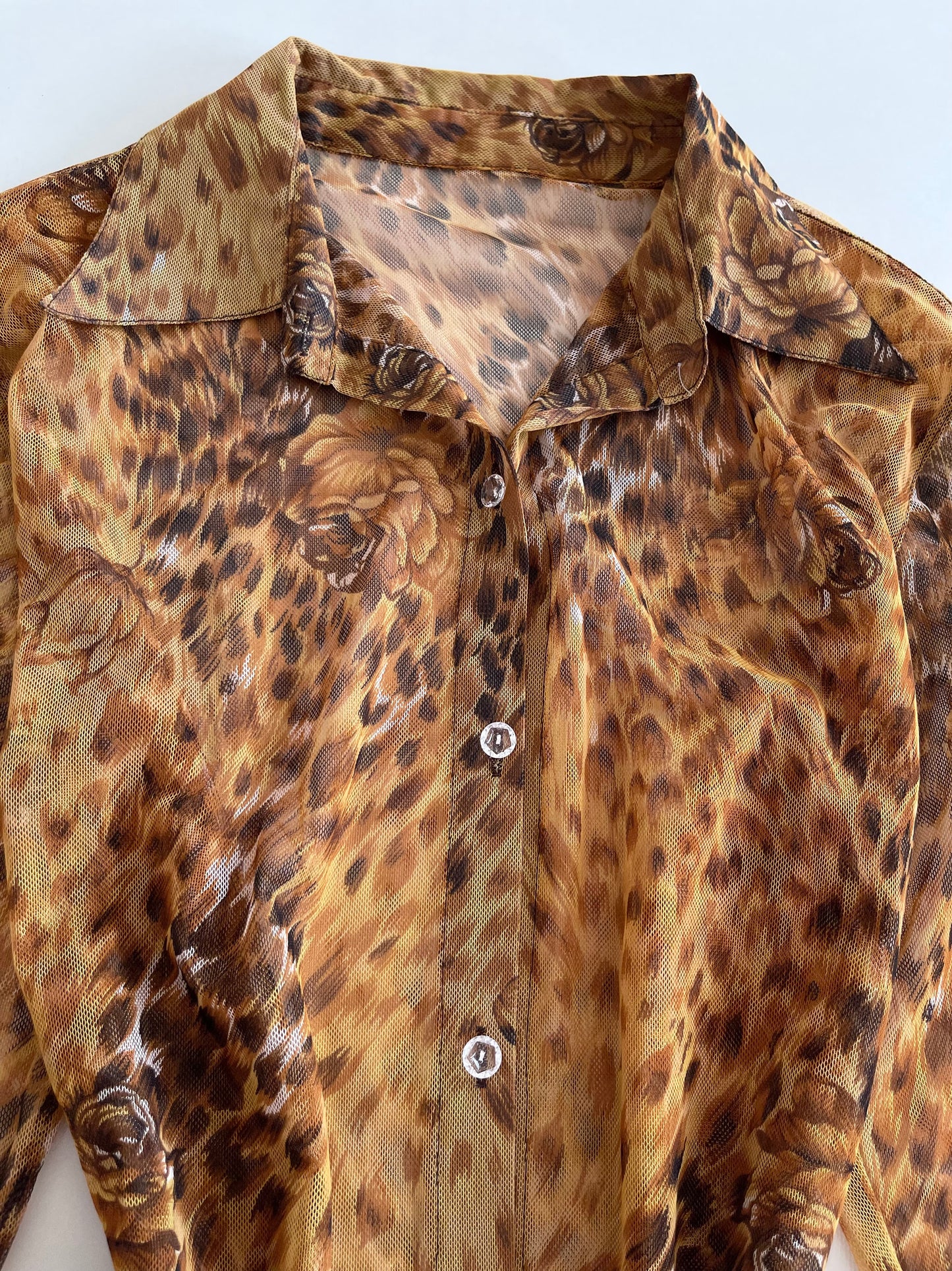 Vintage Sheer Shirt-Bust 48