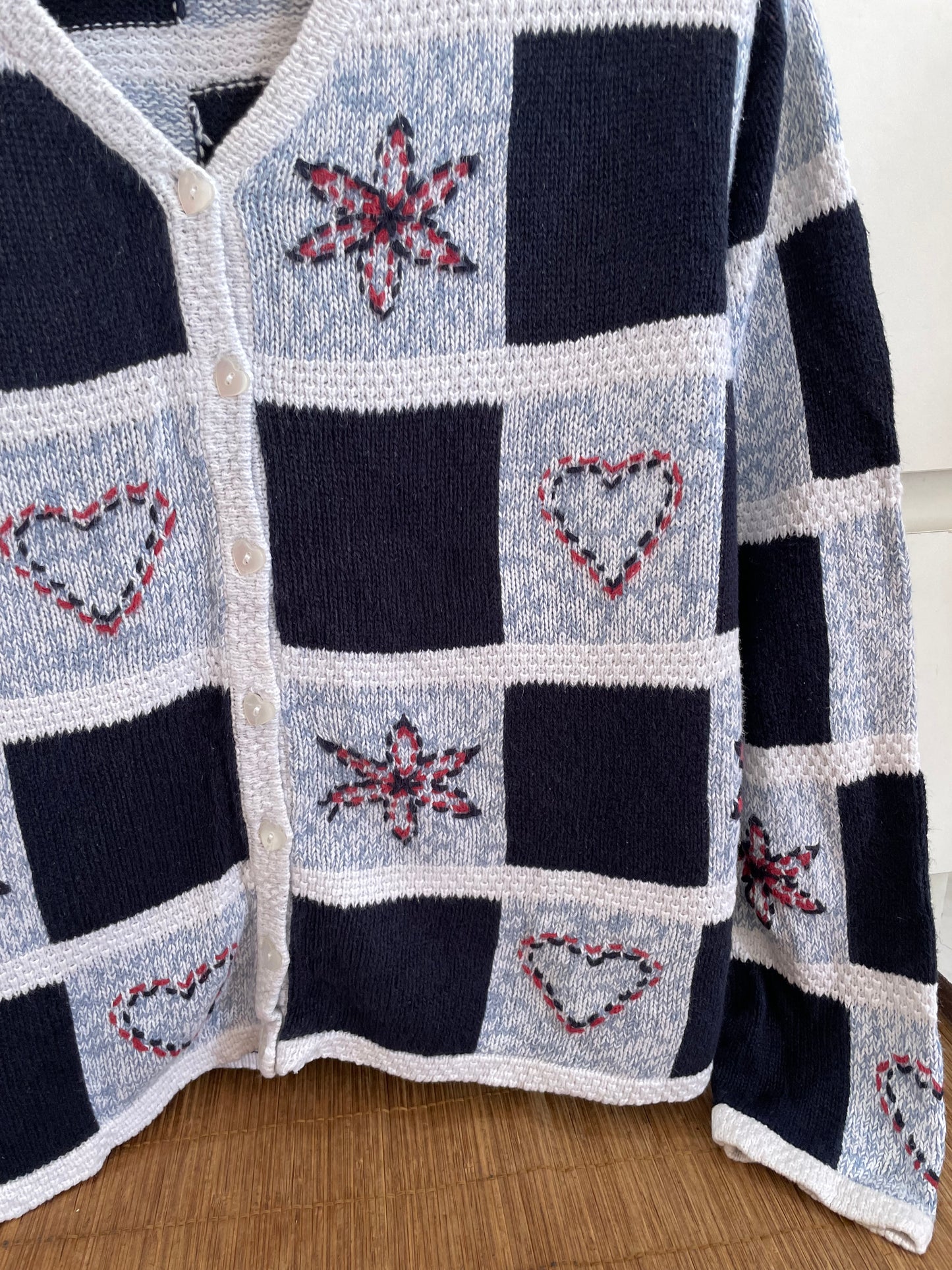 Christopher & Banks Embroidered Vintage Sweater-Bust 42