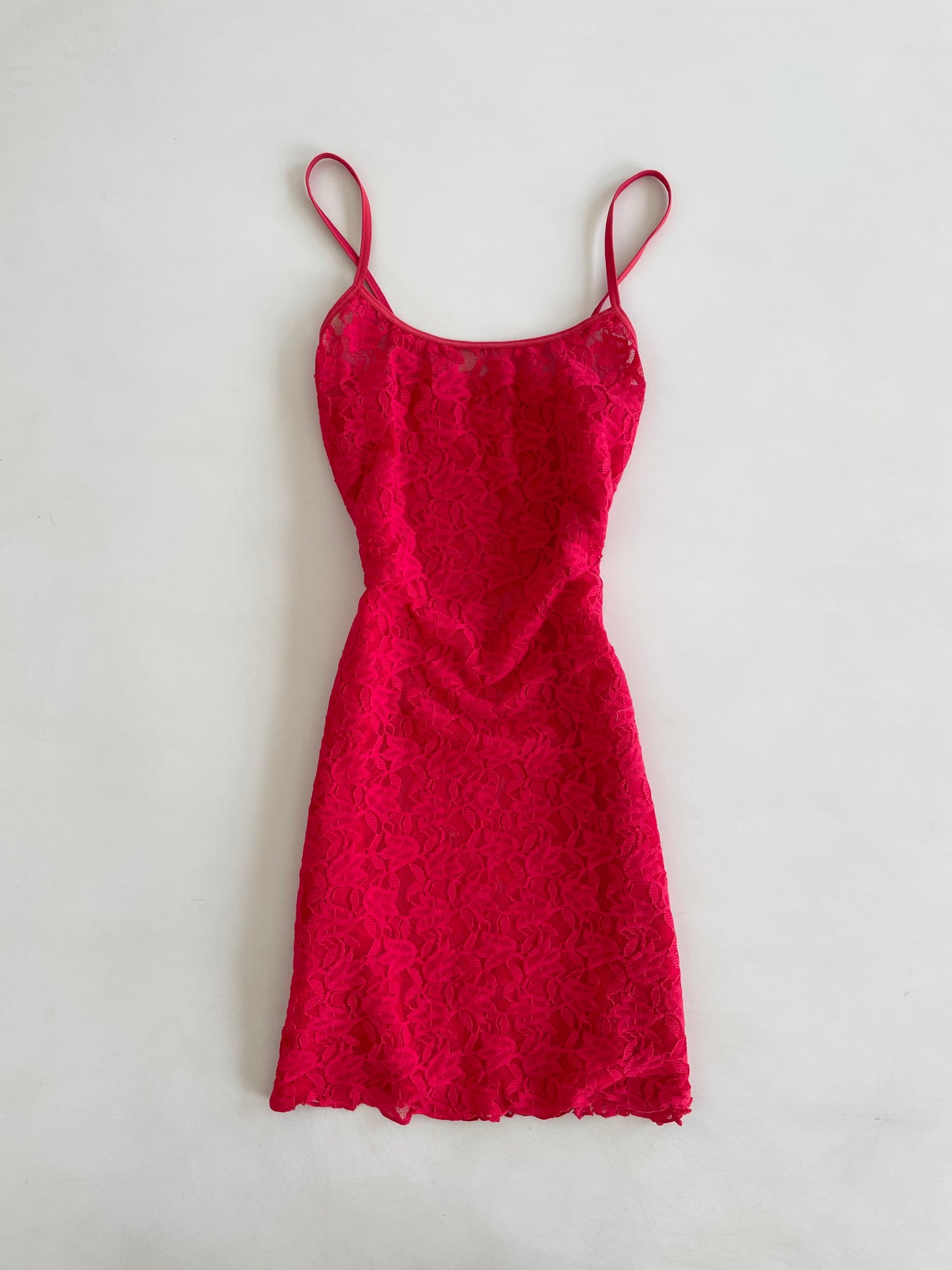 Lacy Sheer Slip Dress-Bust 30 to 32