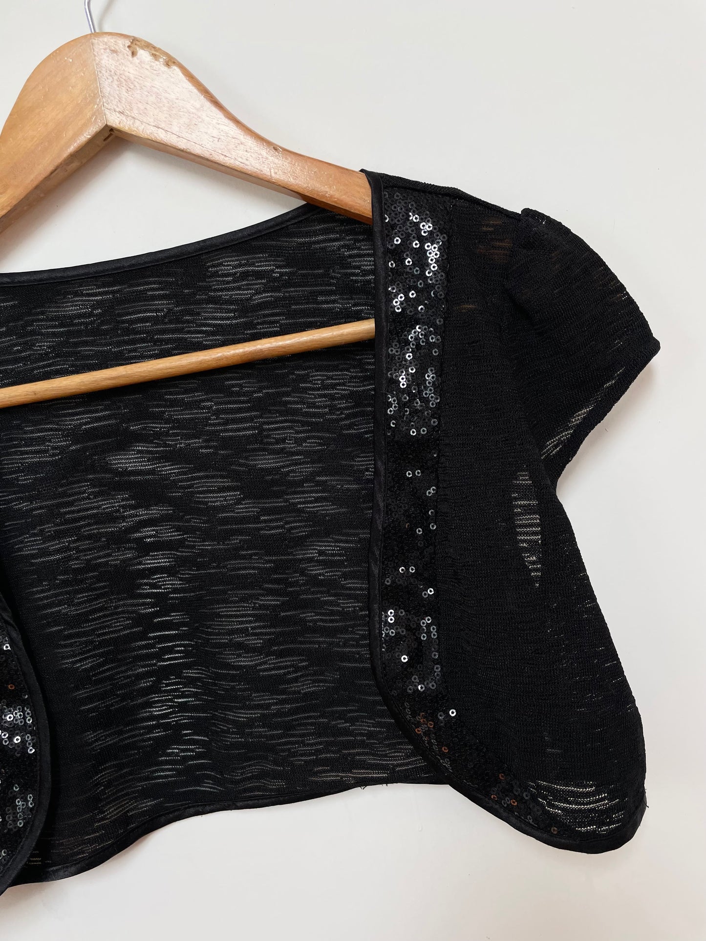 Lace Sequin Sheer Shrug-Bust 30 to 32