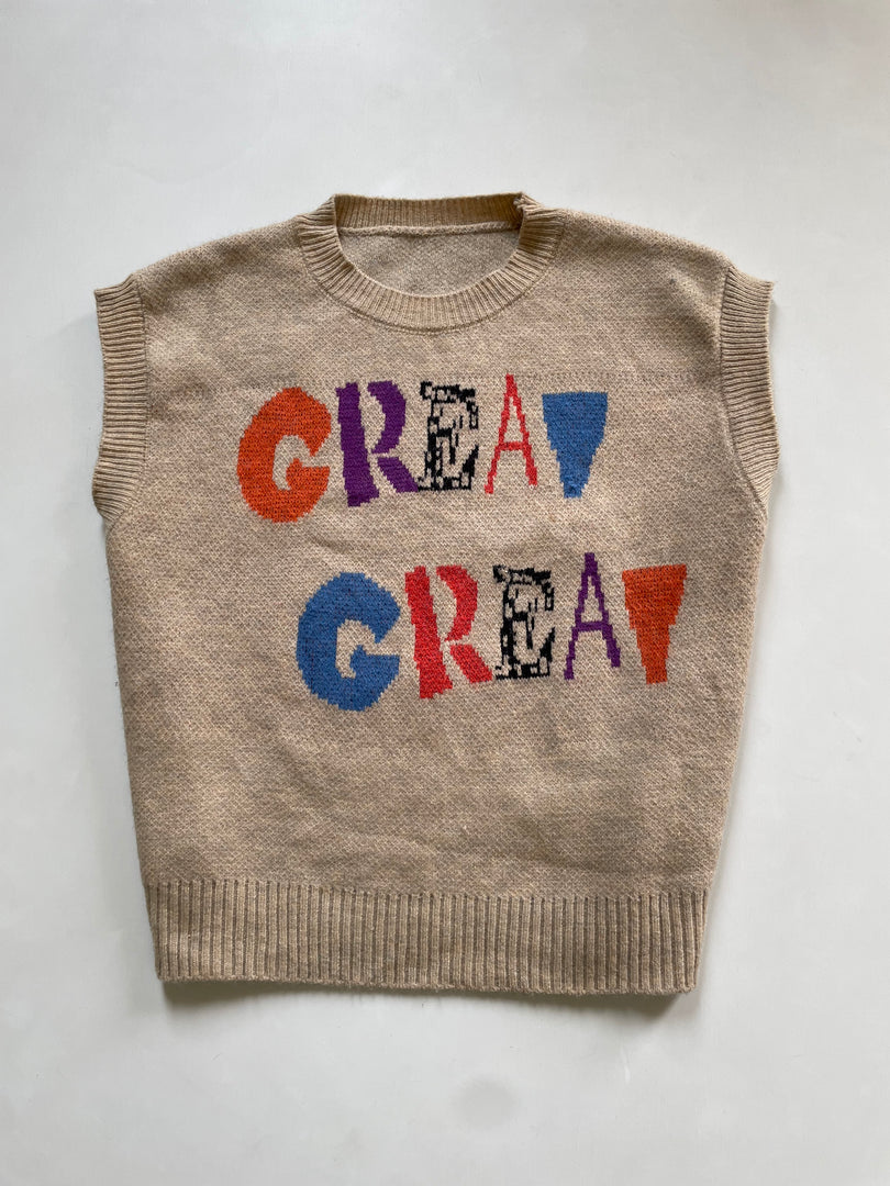 Great Great Sweater Vest-Bust 44
