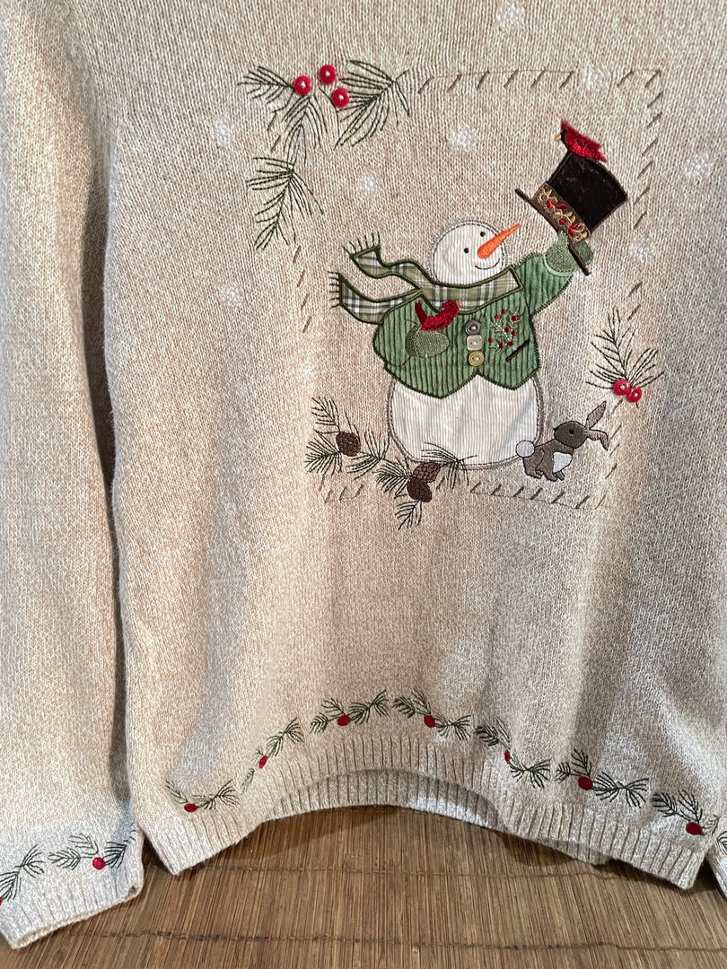 Christopher & Banks Christmas Sweater-Chest 34