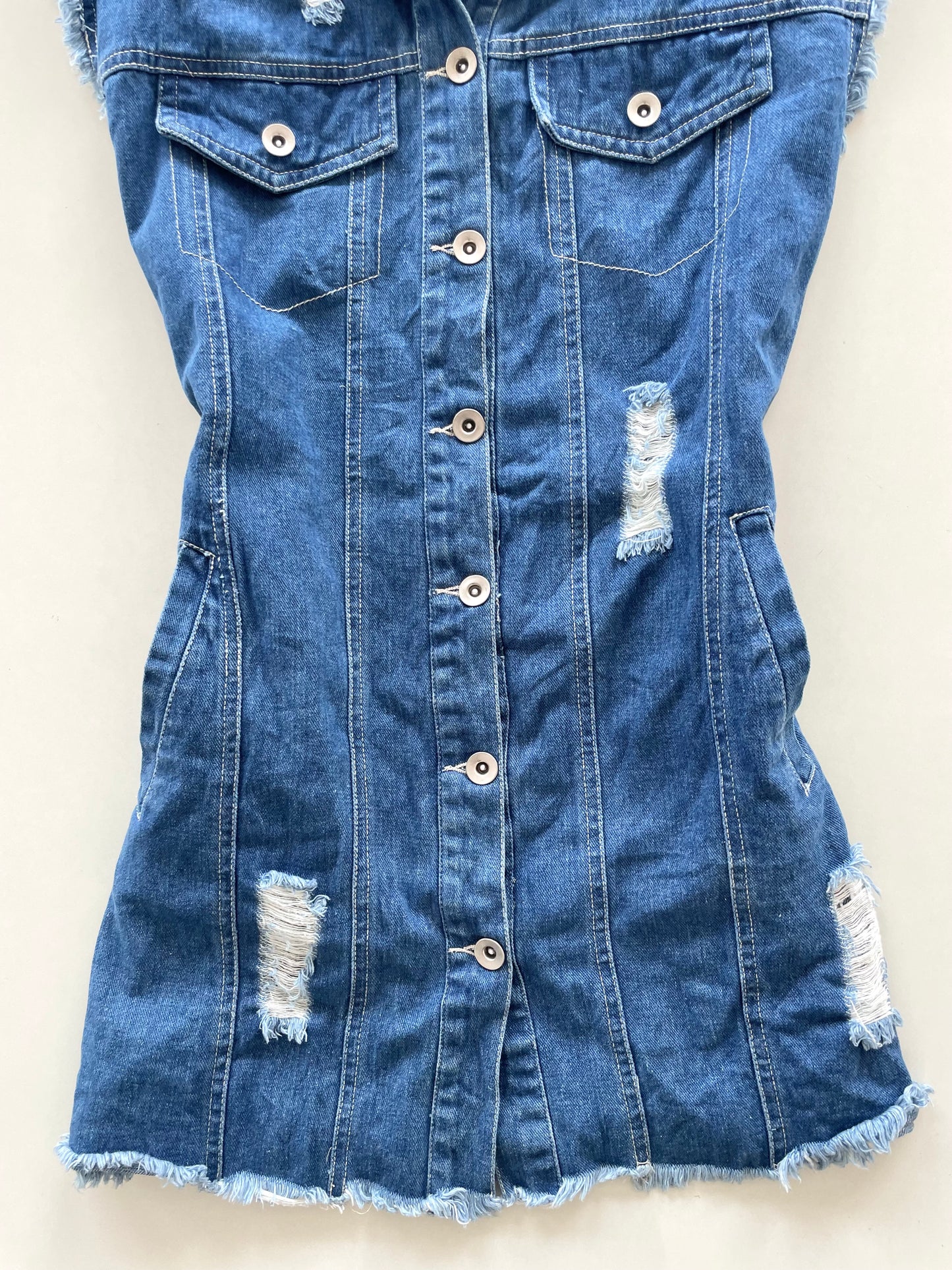 Culture Call Denim Vest-Chest 40