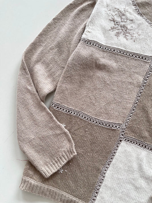 Embroidered Sweater-Bust 42