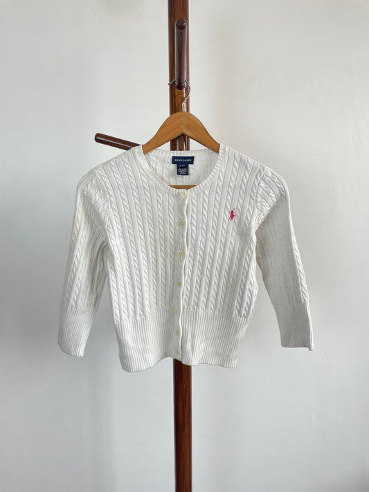 Ralph Lauren 100% Cotton Vintage Cardigan-Chest 34 to 36