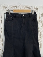Load image into Gallery viewer, Xu Fia Denim Long Skirt-Waist 26
