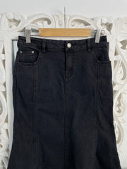 Xu Fia Denim Long Skirt-Waist 26