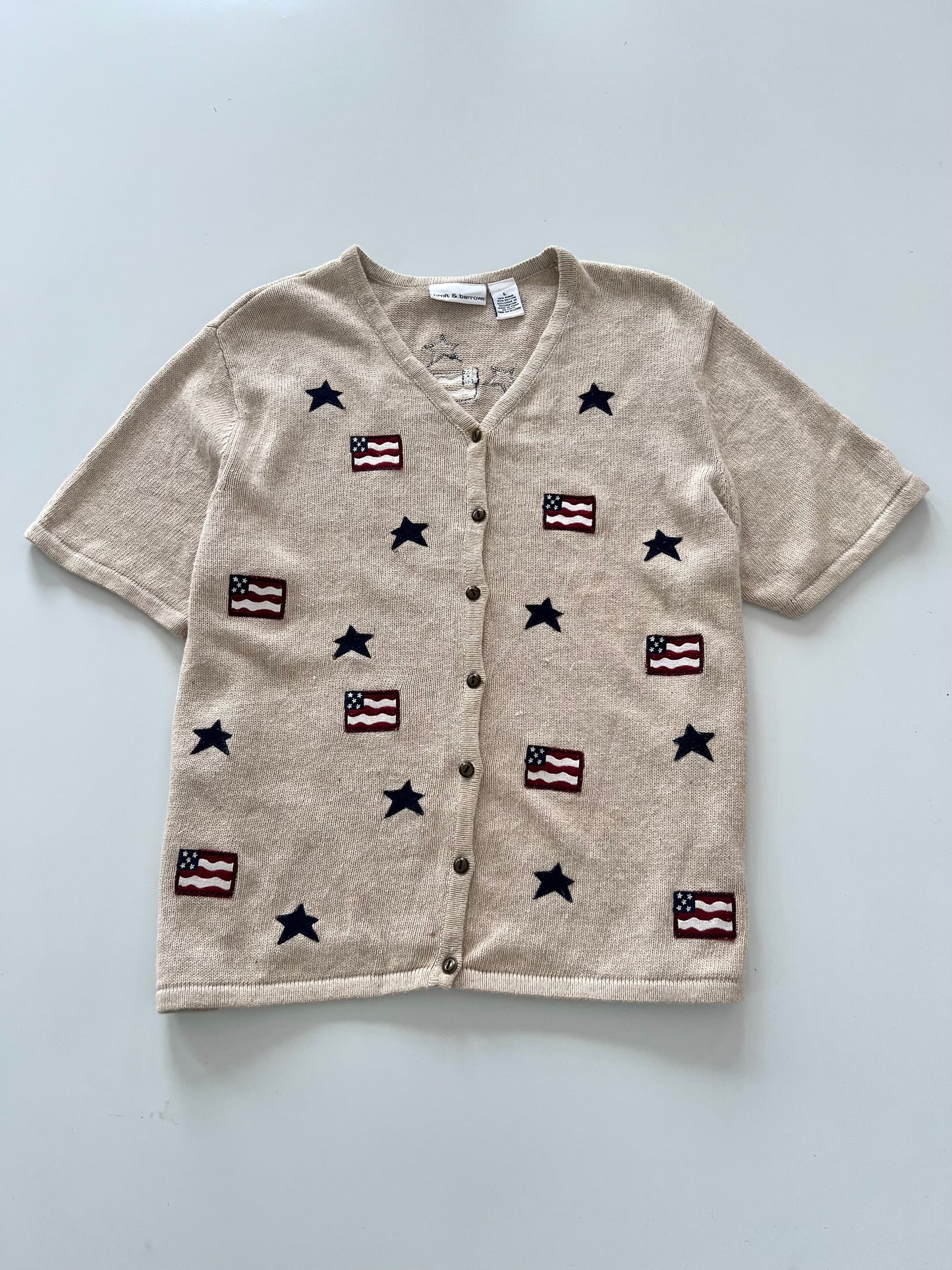 Croft&Barrow Embroidered Sweater-Bust 48