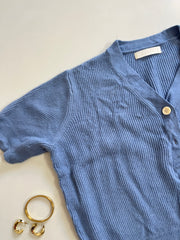 Cluel Blue Sweater Vest - Bust 40 to 42