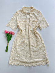 Sheer Lacy Dress-Bust 38