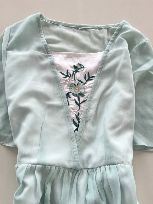 Embroidered Korean Dress-Bust 30