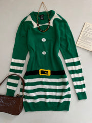 Christmas Sweater Dress-Bust 34