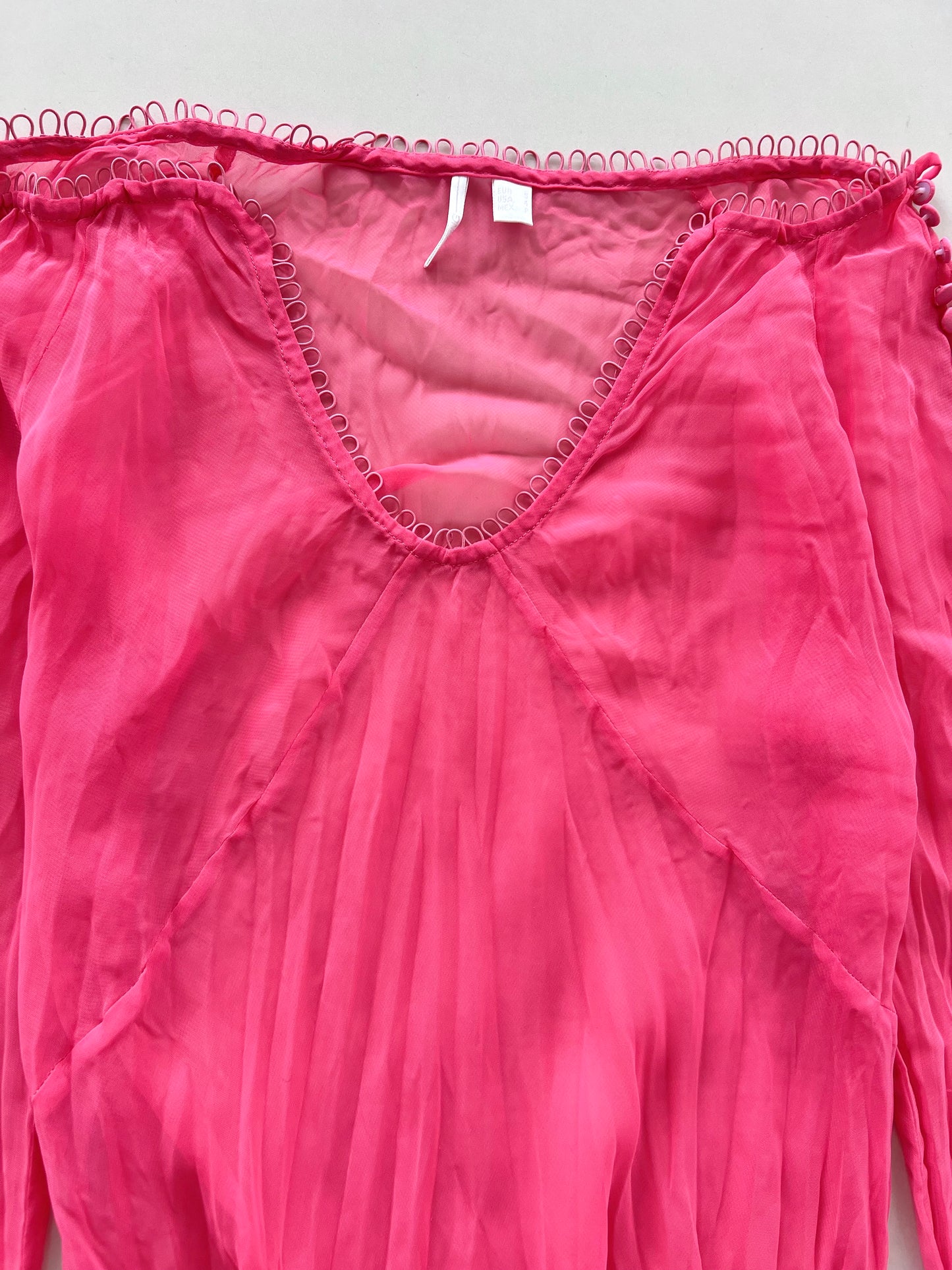 Mango Sheer Vintage Top-Bust 34 to 36