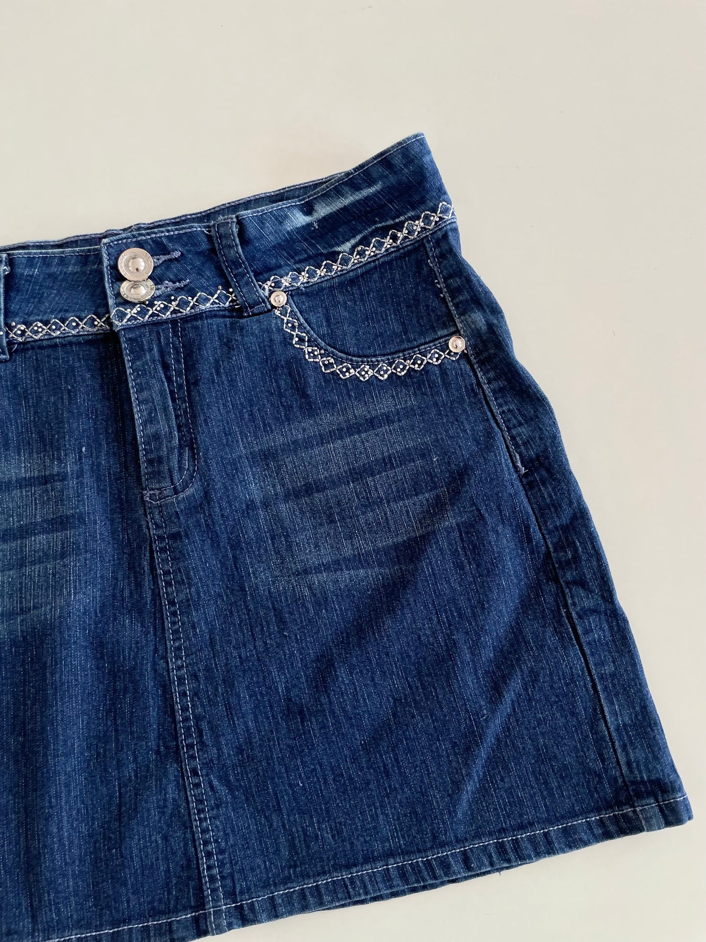 Bebe Vintage Denim Skirt-Waist 30