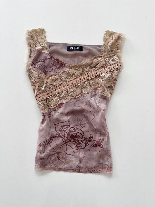 Vintage Lace Top-Bust 38 to 40