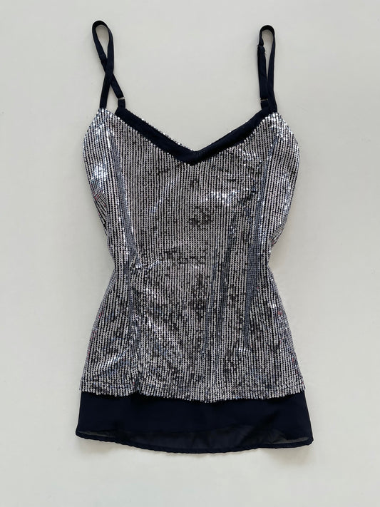 Sequin Top-Bust 42