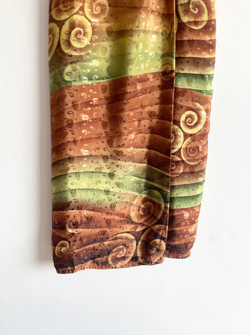 Vintage Satin Skirt-Waist 32