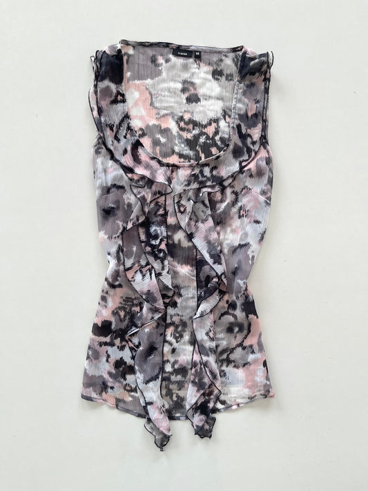 Fransa Sheer Top-Bust 38