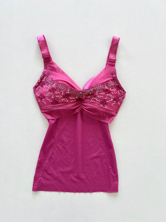 Y2k Lace Top-Bust 30