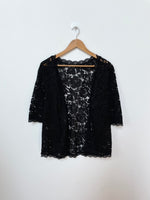 Load image into Gallery viewer, Lace Sheer Shrug-Bust 36