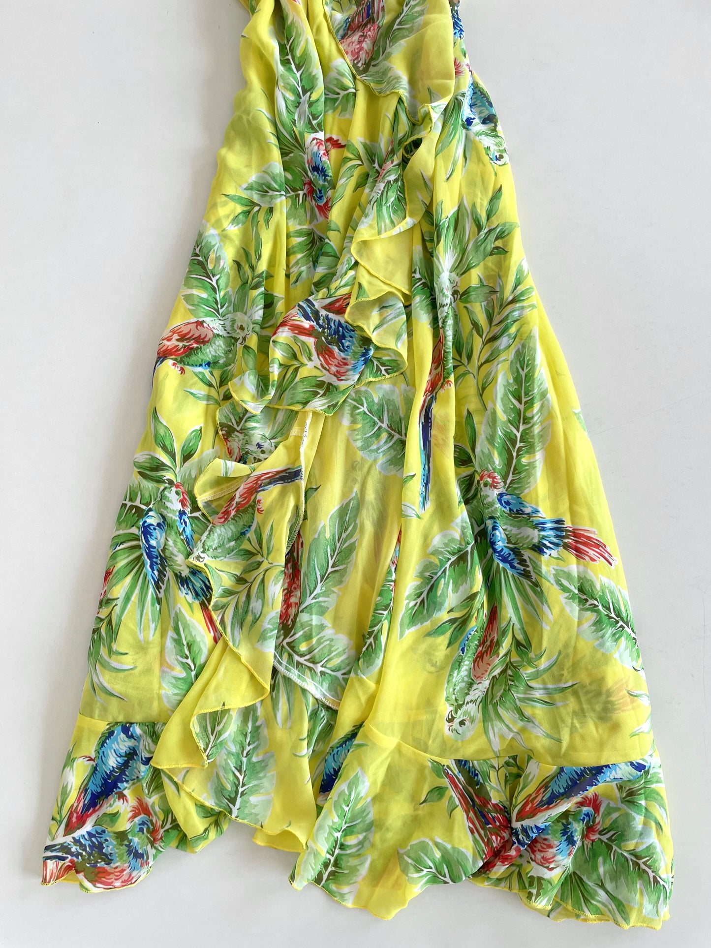 Lime Forest Sheer Dress-Bust 34