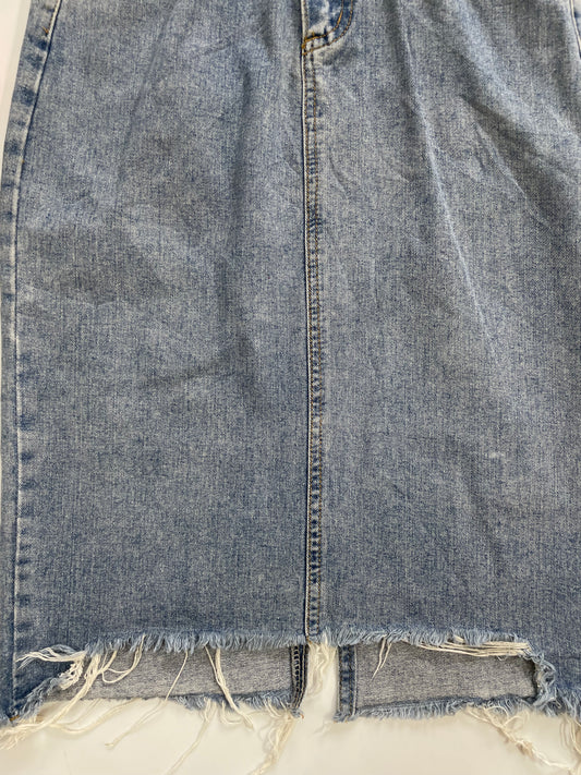 Long Denim Skirt-Waist 26