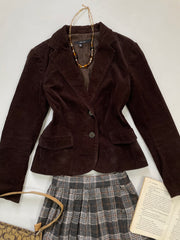 Zara Vintage Corduroy Blazer-Bust 40