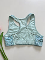 Load image into Gallery viewer, ARCTIC BLUE SPORTS BRA - BUST 28 TO 30
