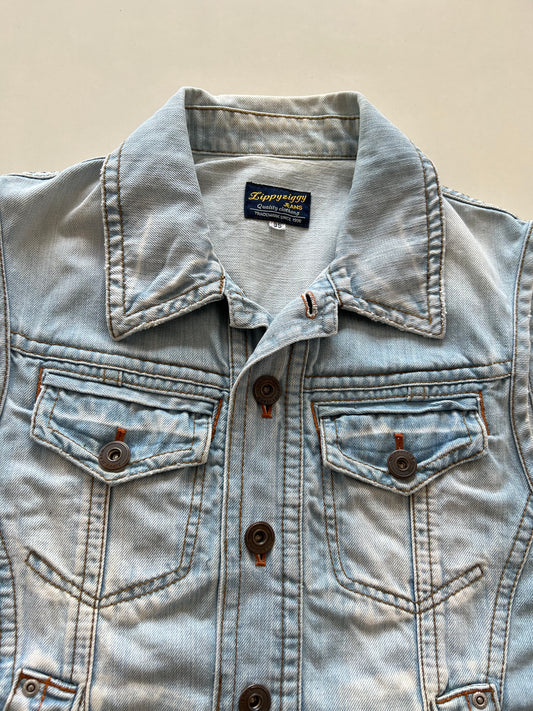 Lippy Ziggy Denim Vest-Bust 40