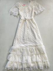 Lace White Dress-Bust 36