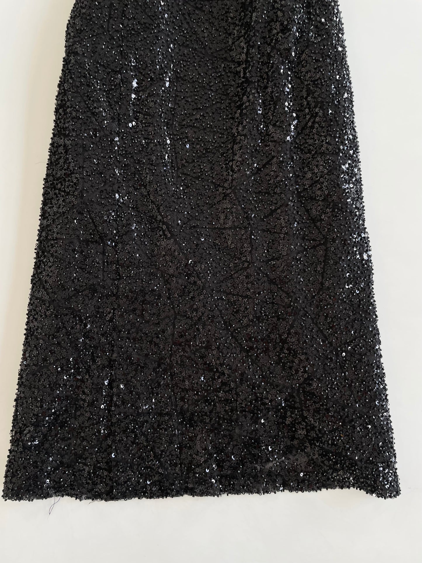 Heavily Embroidered Lacy Sequin Skirt -Waist 34