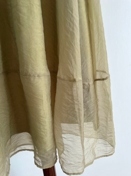Gold Vintage Skirt-Waist 24 to 30