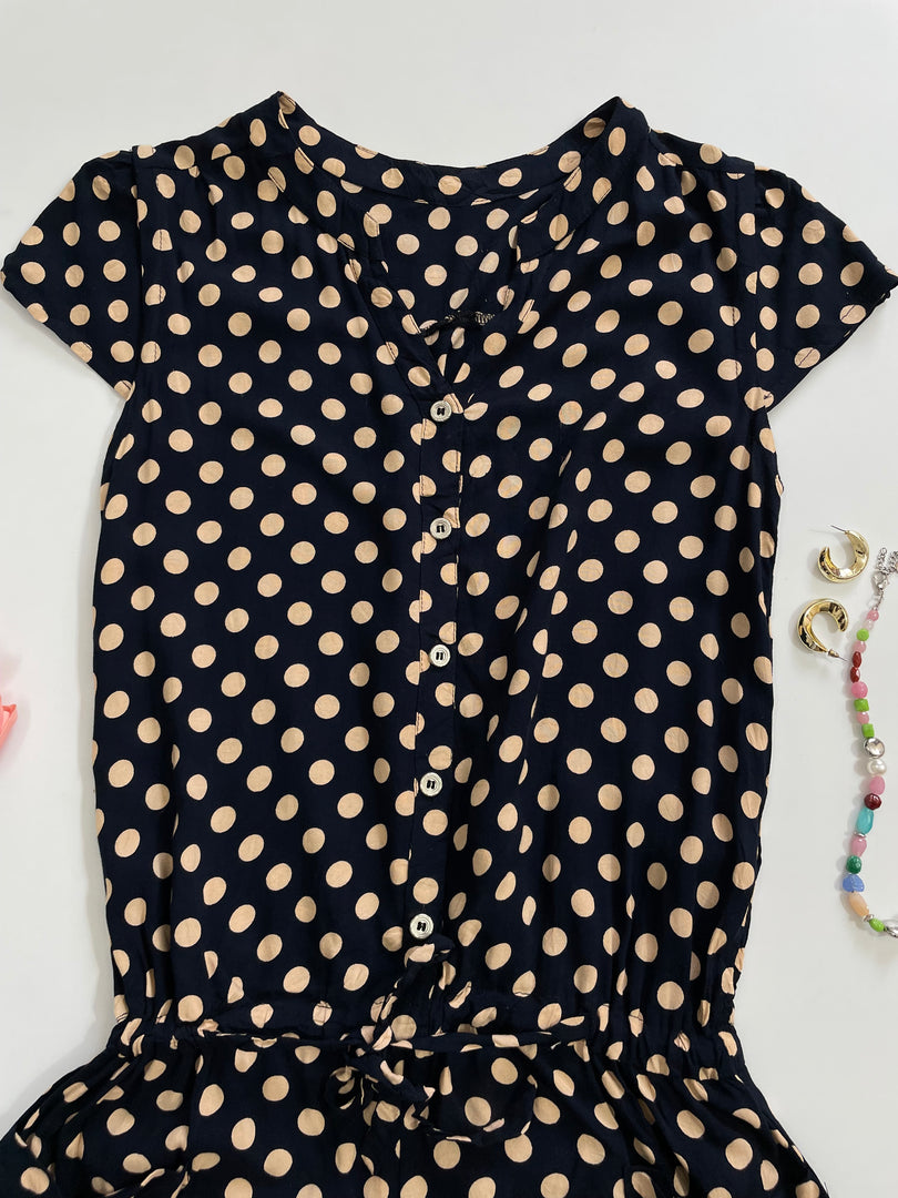 Polka dot Romper-Bust 34