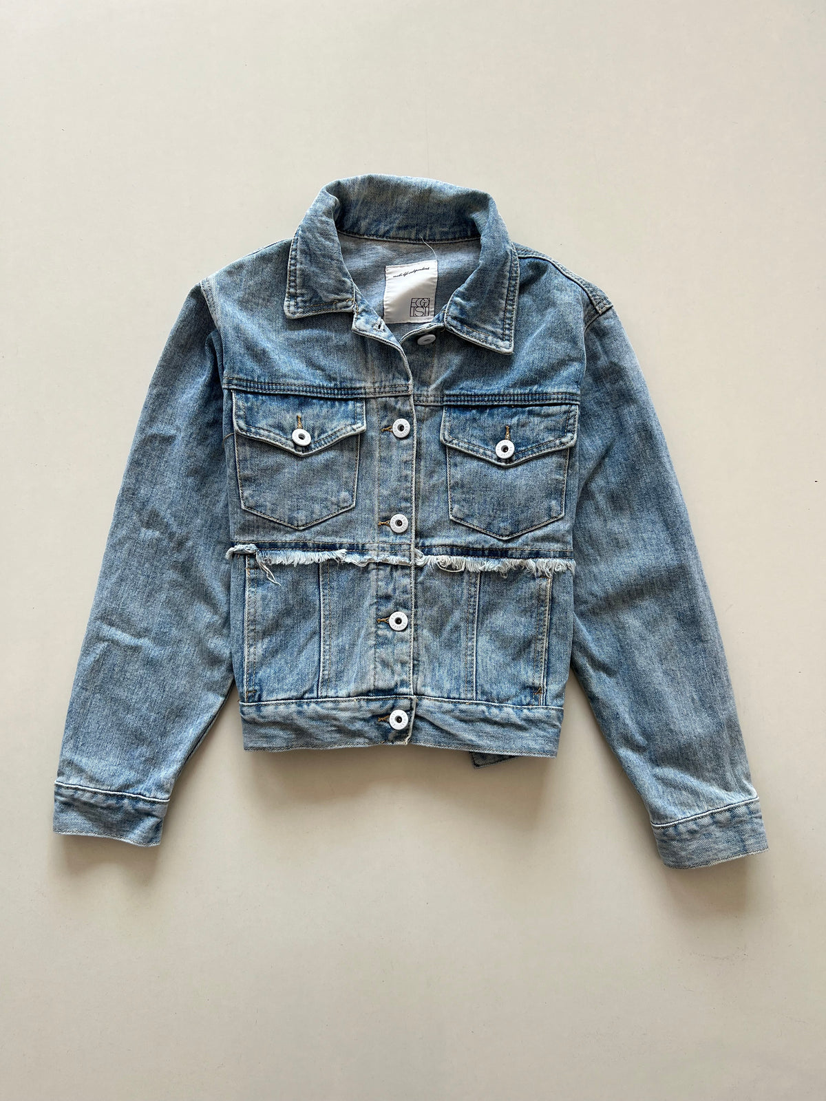Make Life Independent Denim Jacket-Bust 40