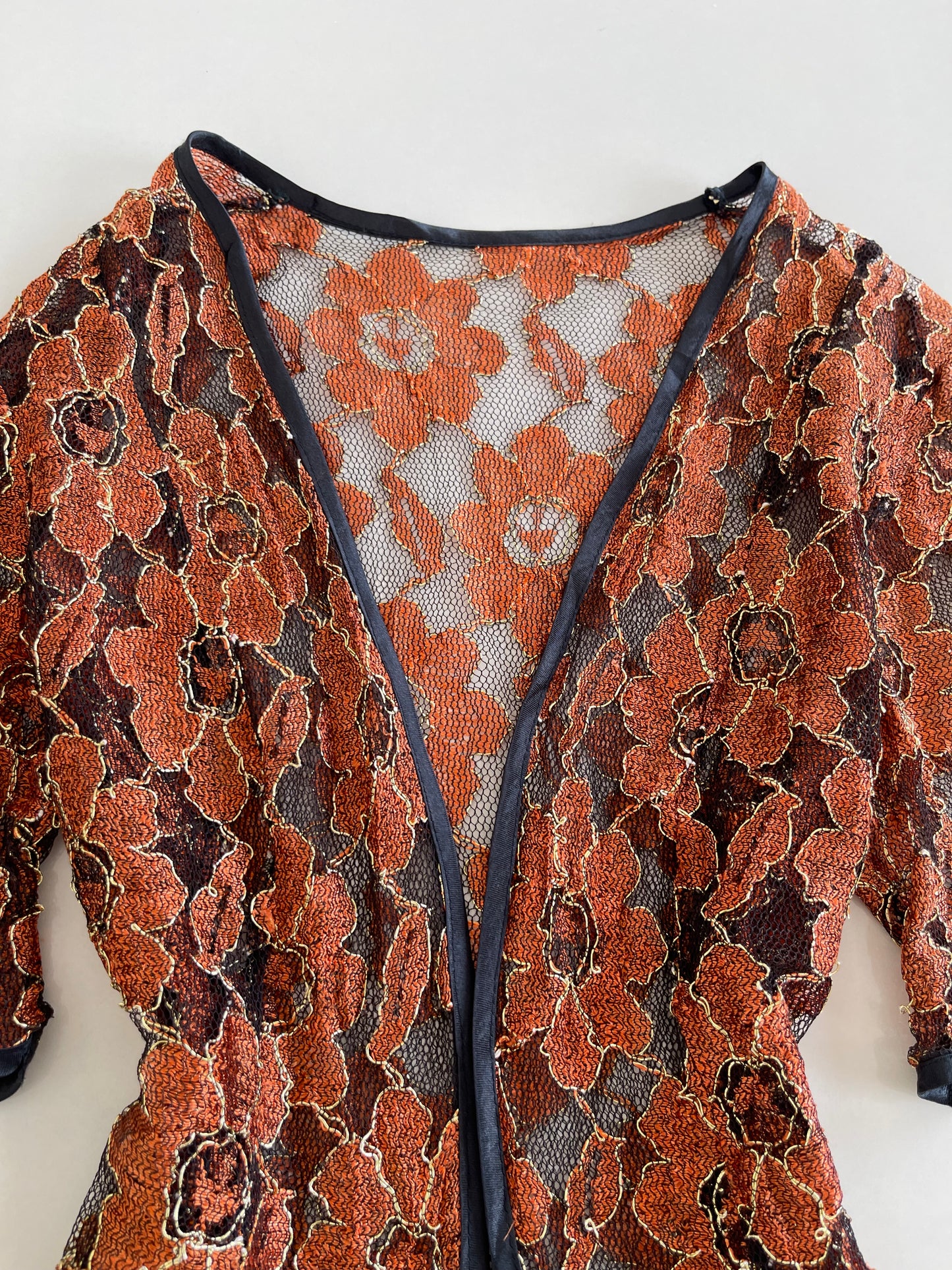 Lace Sheer Shrug-Bust 34