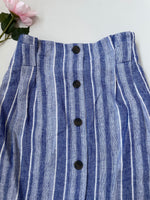 Load image into Gallery viewer, H&amp;M Linen Blend Skirt-Waist 32
