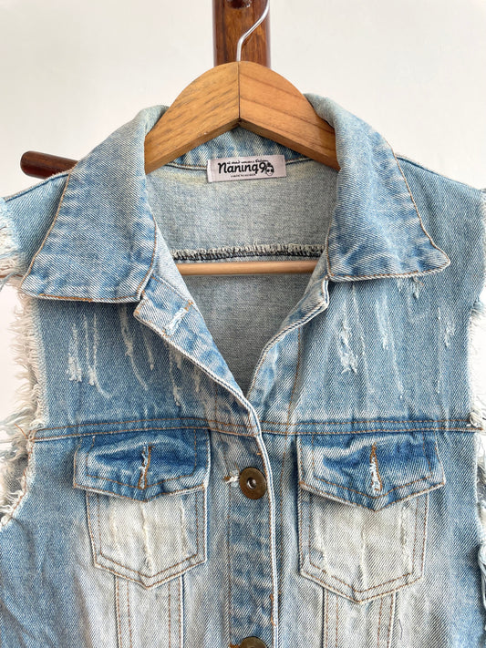 Denim Vest-Bust 30