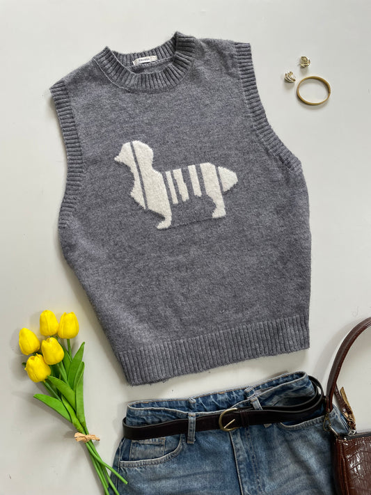 Soft Sweater Vest- Bust 34 to 38